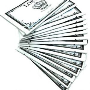 Lords rolling papers 18 Booklets Organic/Natural Unrefined No Gum Rolling Papers (72 Leaves/Papers in Pack)