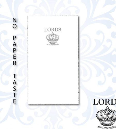 Lords Rolling Papers, 100% Organic Rolling Papers - 4 BOOKLETS 72 Papers per Booklet (No Gum)